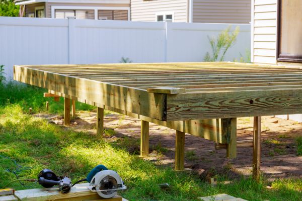 Elevated Deck Installation in New Albany