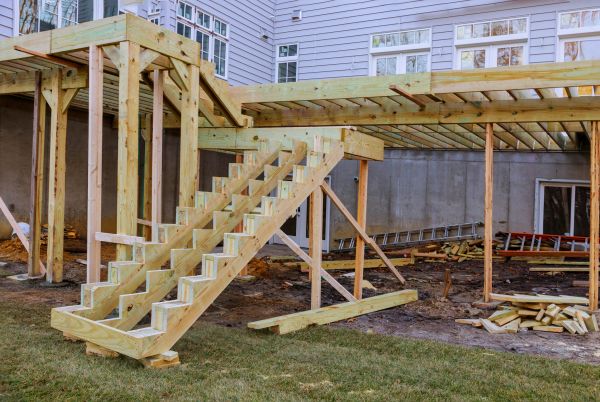 Deck Post Replacement in New Albany
