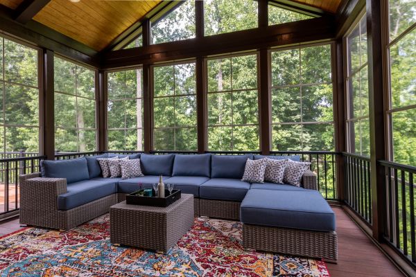 Enclosed Deck Installation in New Albany