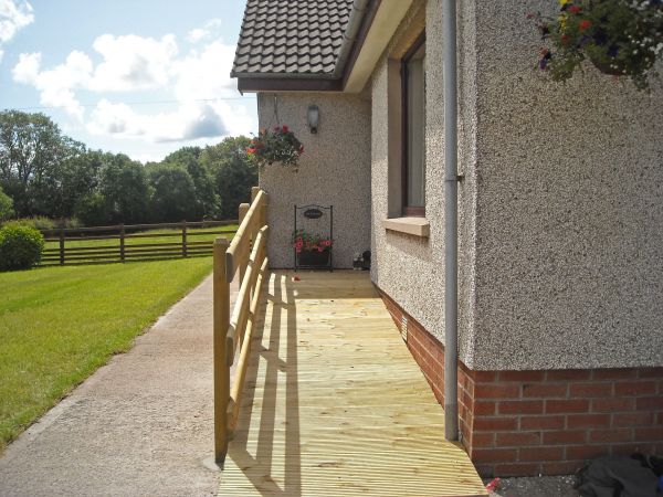Cost of Hardwood Ramp Installation in New Albany