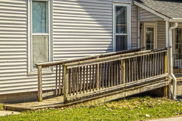Porch Ramp Construction in New Albany